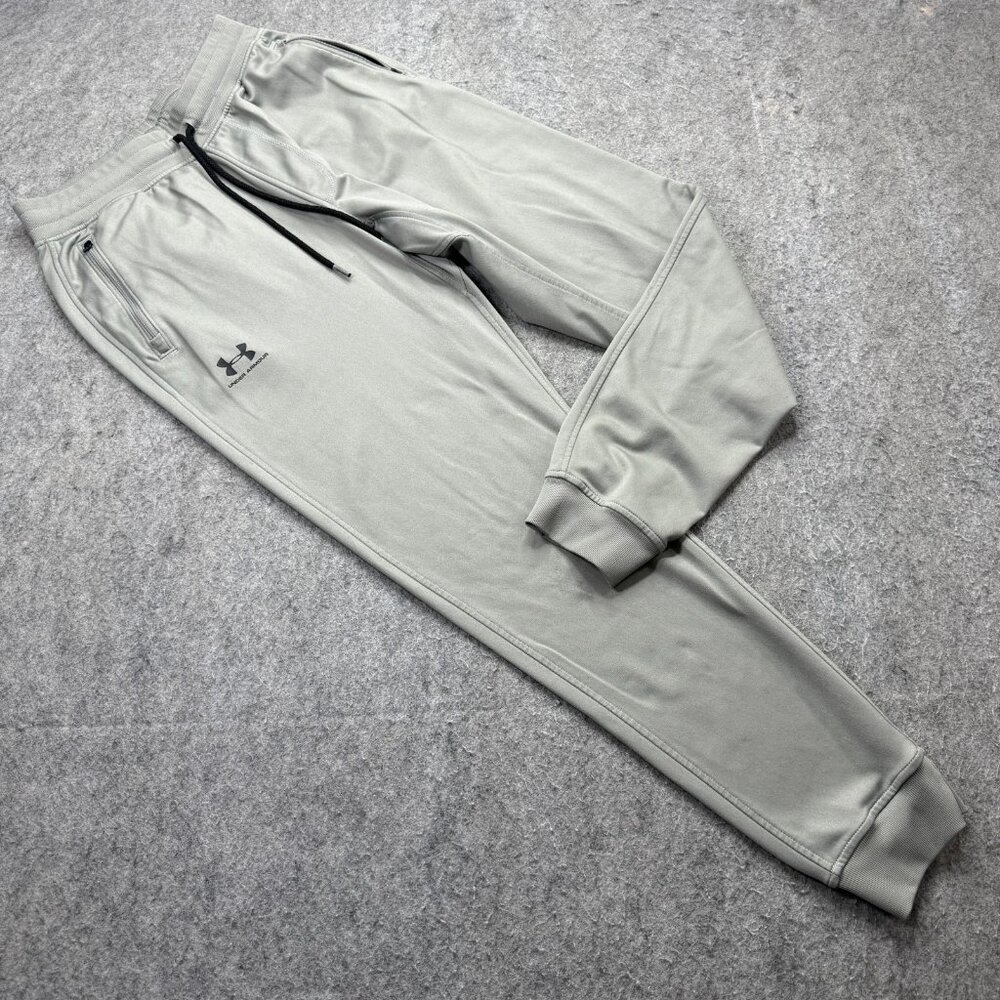 Under Armour Sportstyle Elite Tapered Pants Men M Green Gray 31" 1290261